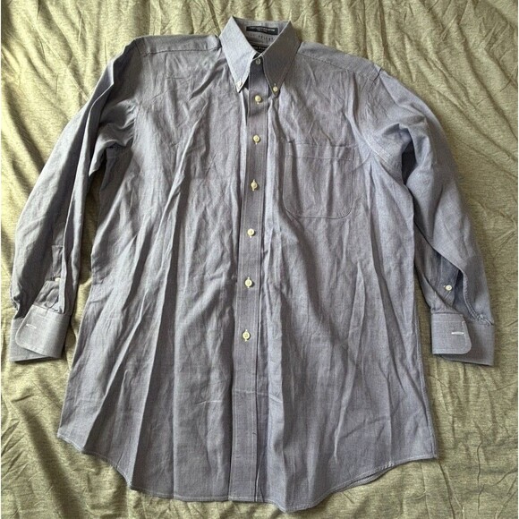 Paul Fredrick Other - Paul Fredrick Button Up 15.5/32 Finest Long Staple Cotton Blue